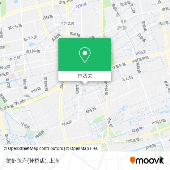 蟹虾鱼府(孙桥店)地图