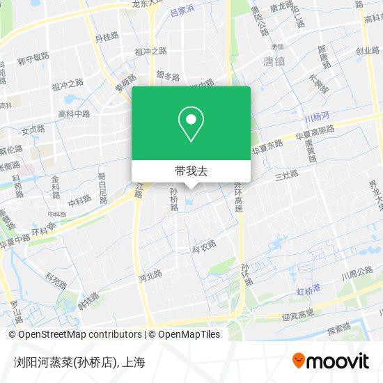 浏阳河蒸菜(孙桥店)地图