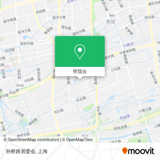 孙桥路居委会地图