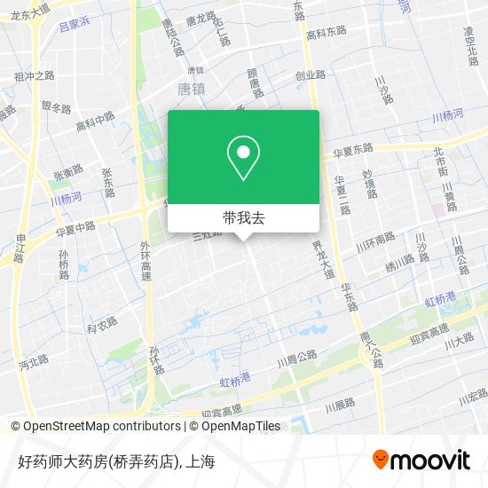 好药师大药房(桥弄药店)地图