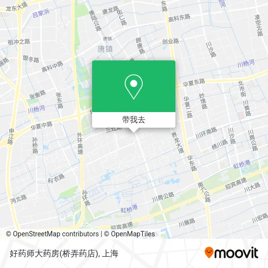 好药师大药房(桥弄药店)地图