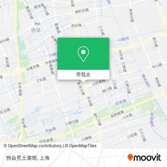 拐旮旯土菜馆地图