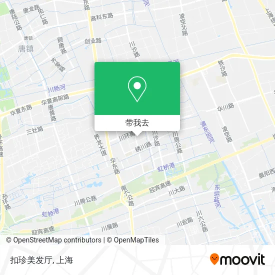 扣珍美发厅地图