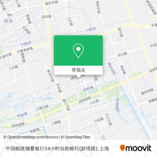 中国邮政储蓄银行24小时自助银行(妙境路)地图