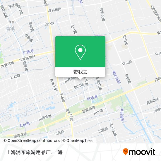 上海浦东旅游用品厂地图