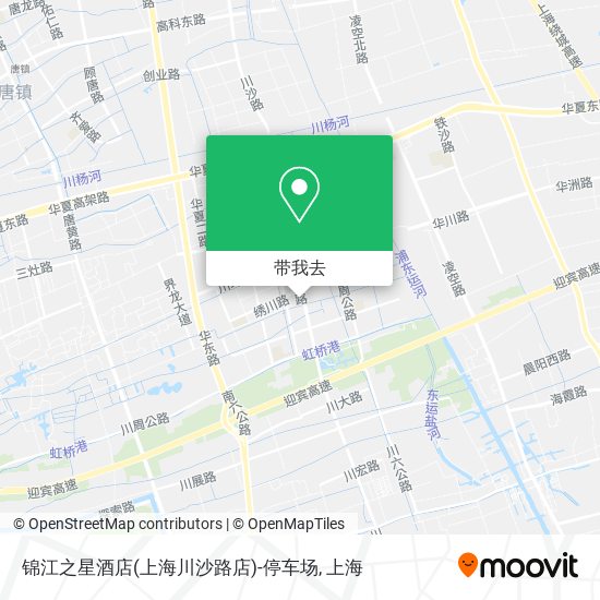 锦江之星酒店(上海川沙路店)-停车场地图