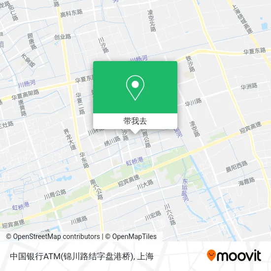 中国银行ATM(锦川路结字盘港桥)地图