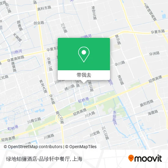绿地铂骊酒店-品珍轩中餐厅地图