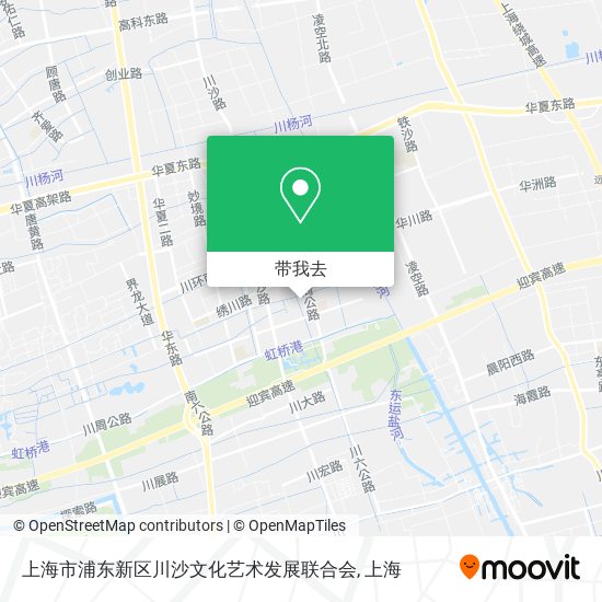 上海市浦东新区川沙文化艺术发展联合会地图