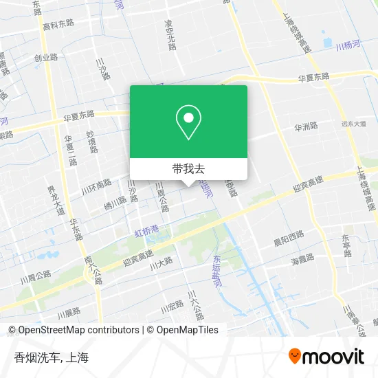 香烟洗车地图