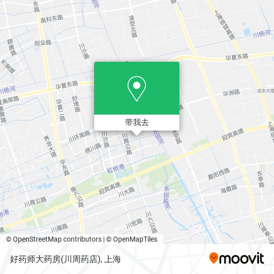 好药师大药房(川周药店)地图