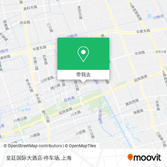 皇廷国际大酒店-停车场地图