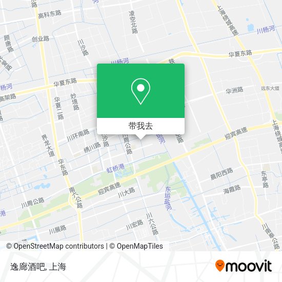 逸廊酒吧地图