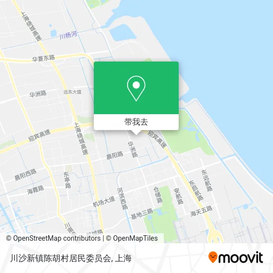 川沙新镇陈胡村居民委员会地图