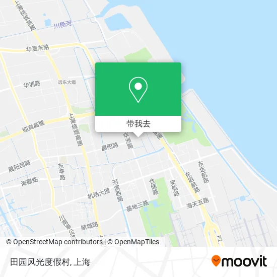 田园风光度假村地图