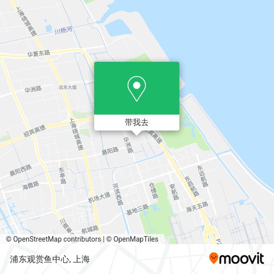 浦东观赏鱼中心地图