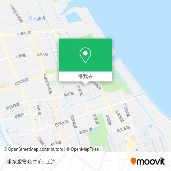 浦东观赏鱼中心地图
