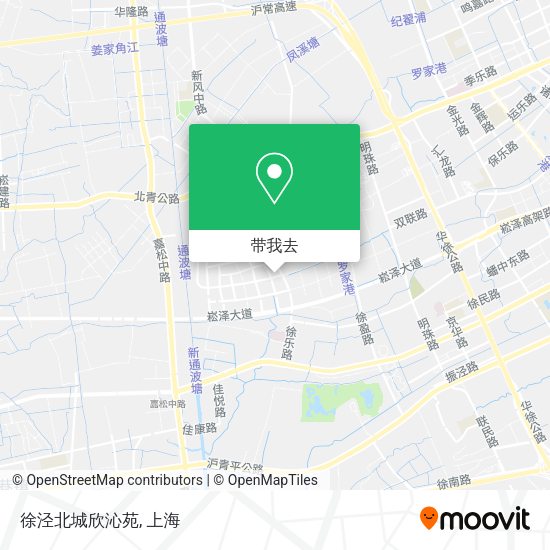 徐泾北城欣沁苑地图