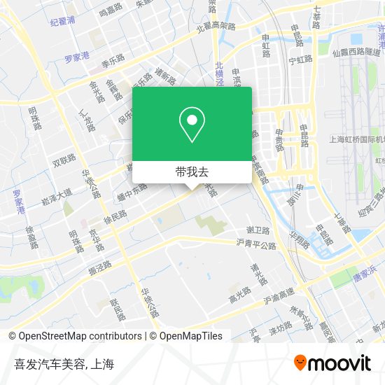 喜发汽车美容地图