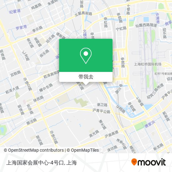 上海国家会展中心-4号口地图
