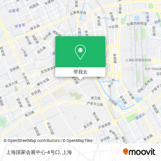 上海国家会展中心-4号口地图