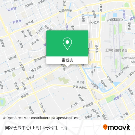 国家会展中心(上海)-4号出口地图