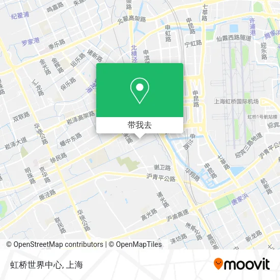 虹桥世界中心地图