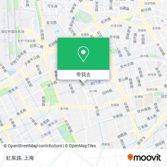 虹泉路地图