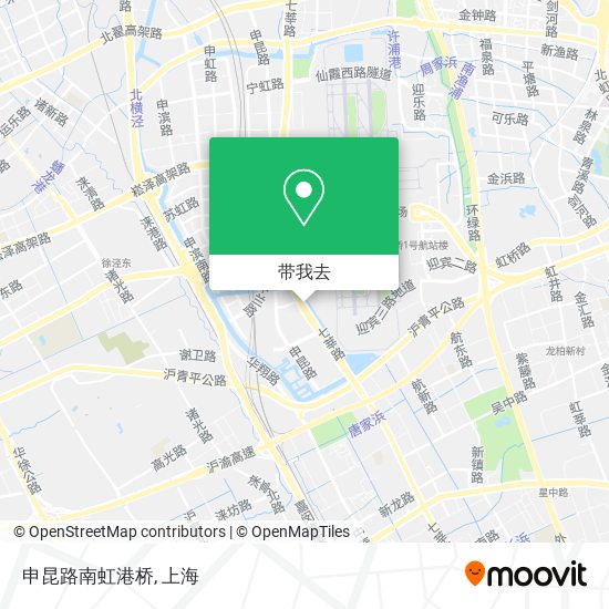 申昆路南虹港桥地图