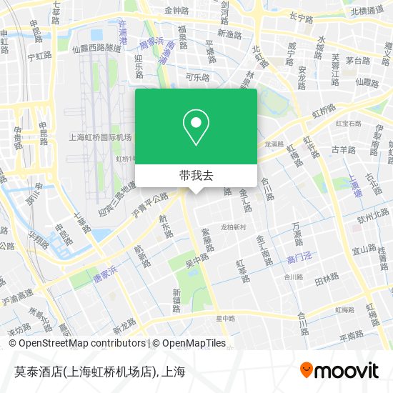 莫泰酒店(上海虹桥机场店)地图