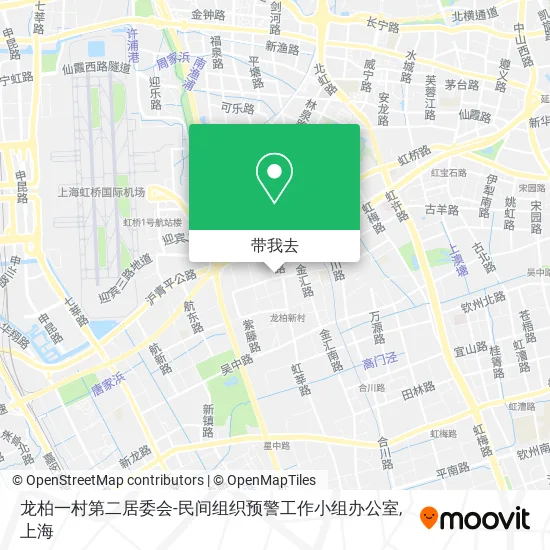 龙柏一村第二居委会-民间组织预警工作小组办公室地图