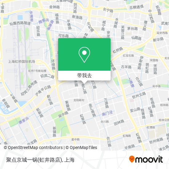 聚点京城一锅(虹井路店)地图