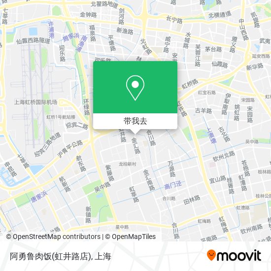阿勇鲁肉饭(虹井路店)地图