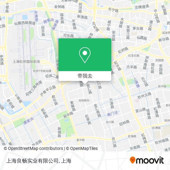 上海良畅实业有限公司地图