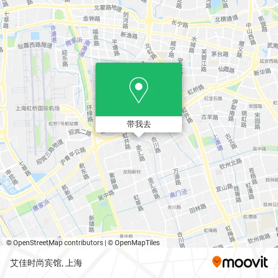 艾佳时尚宾馆地图