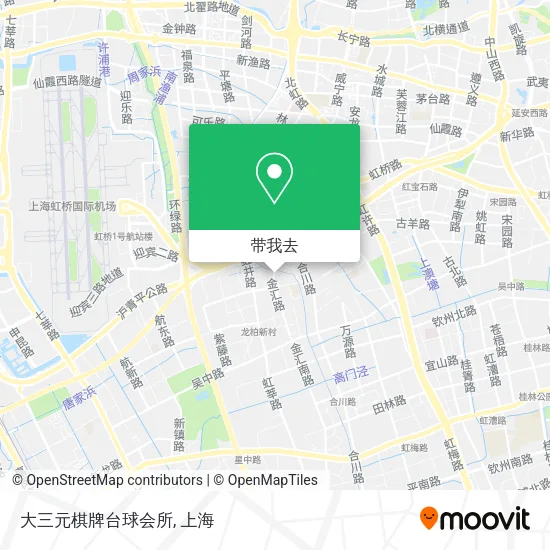 大三元棋牌台球会所地图