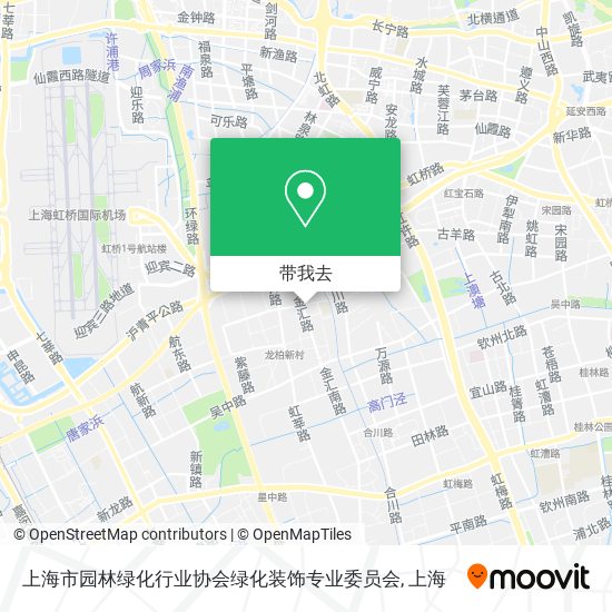 上海市园林绿化行业协会绿化装饰专业委员会地图
