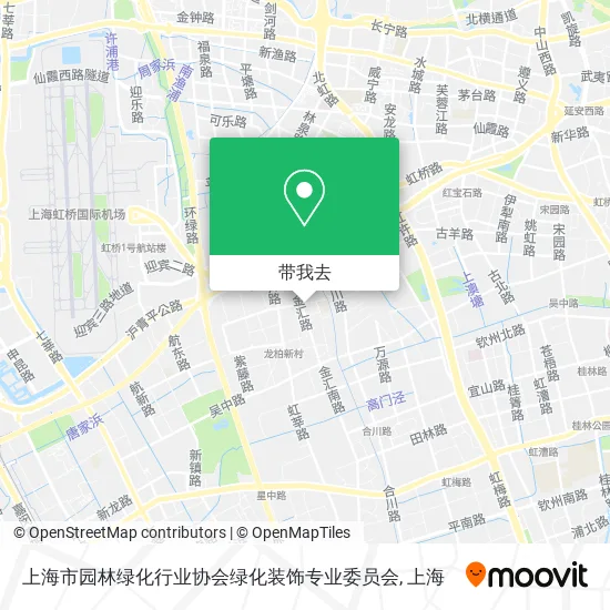 上海市园林绿化行业协会绿化装饰专业委员会地图