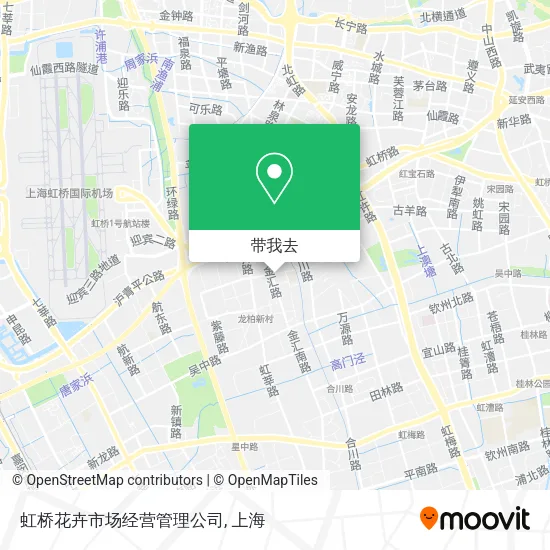 虹桥花卉市场经营管理公司地图
