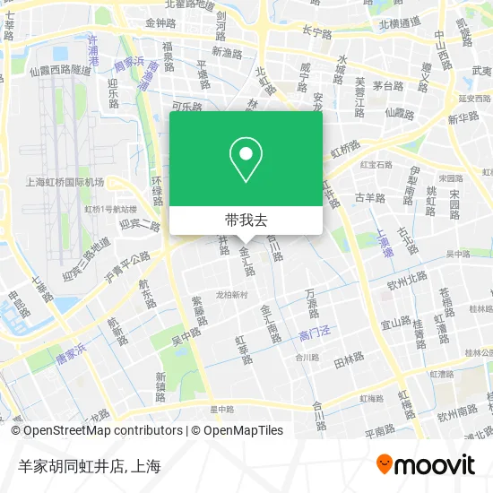 羊家胡同虹井店地图