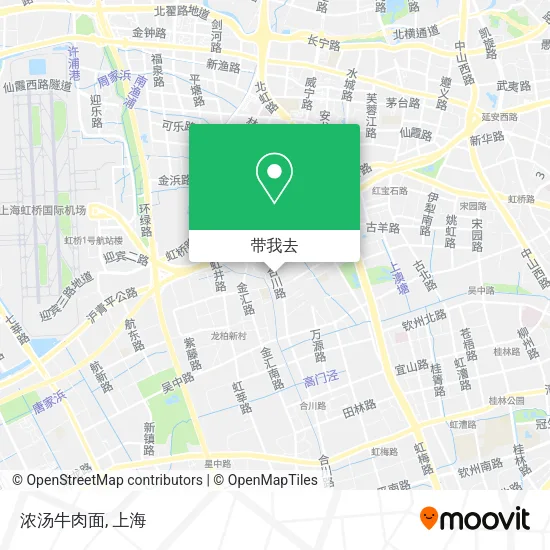 浓汤牛肉面地图