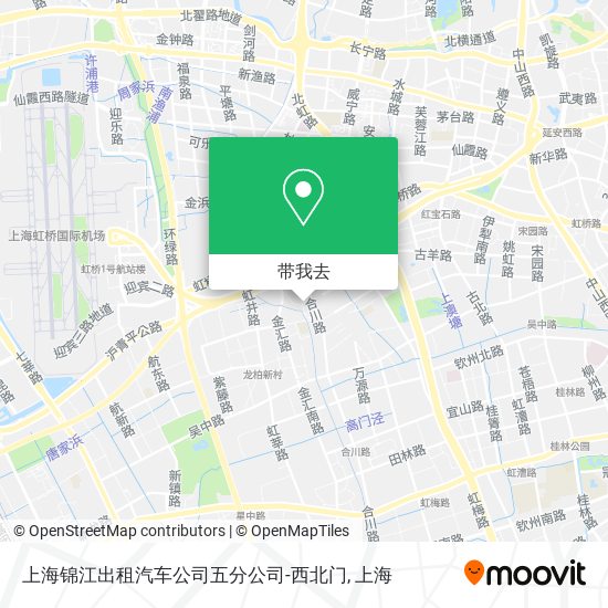 上海锦江出租汽车公司五分公司-西北门地图