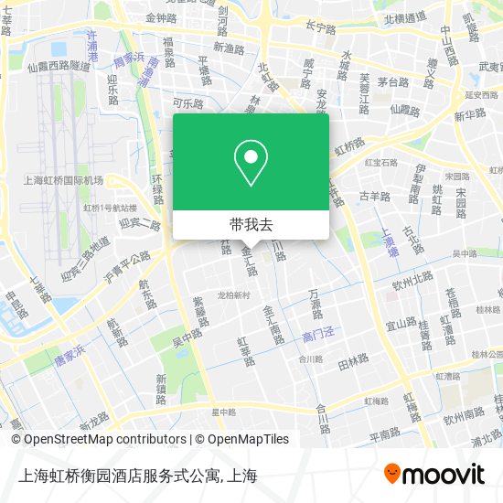 上海虹桥衡园酒店服务式公寓地图