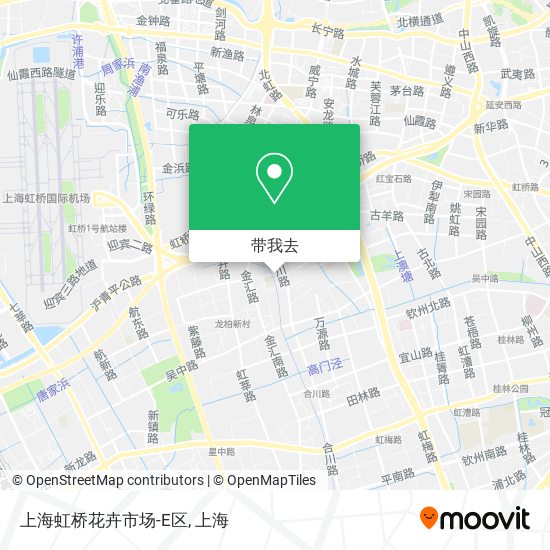 上海虹桥花卉市场-E区地图