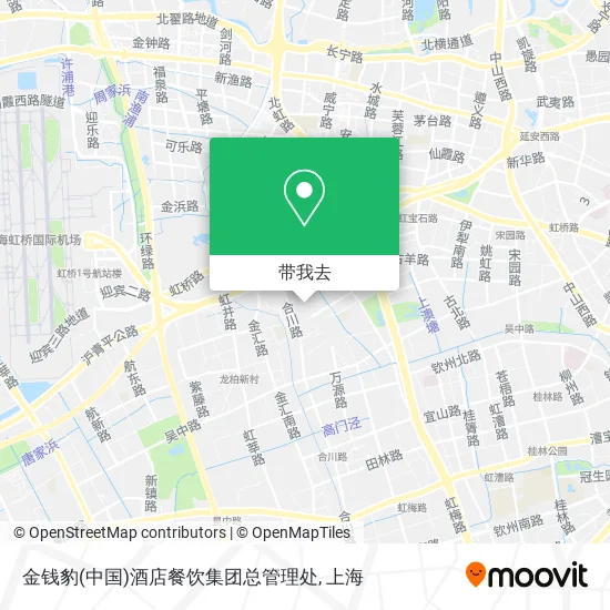金钱豹(中国)酒店餐饮集团总管理处地图