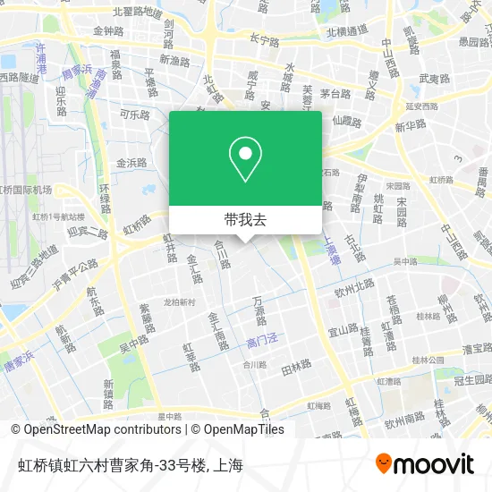虹桥镇虹六村曹家角-33号楼地图