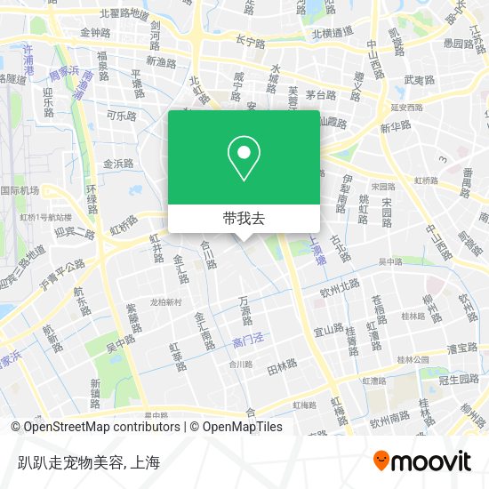趴趴走宠物美容地图