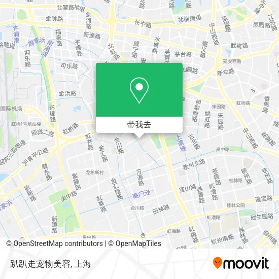 趴趴走宠物美容地图