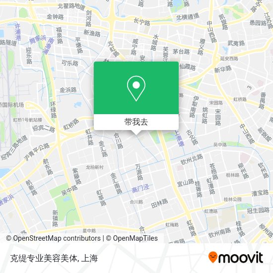 克缇专业美容美体地图