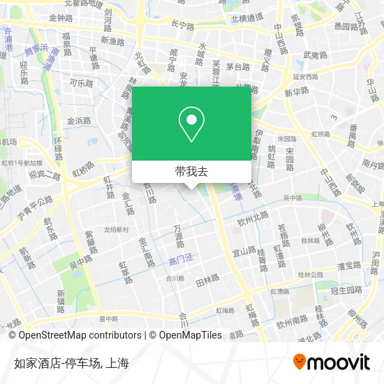 如家酒店-停车场地图